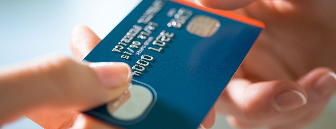 Credit card with EMV (Chip and pin)
