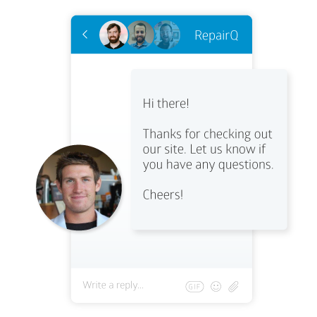 customer support from repairq is incredible RepairQ's technical support