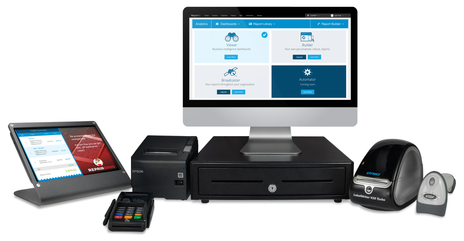 Hardware setup RepairQ Retail Management Software - POS and Inventory Manangement Hardware setup RepairQ Retail Management Software - POS and Inventory Management