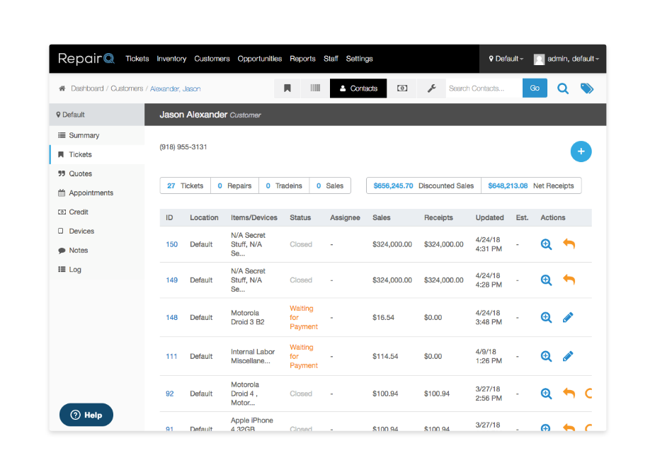 384923000000257004_zc_v94_customer_tickets_blog RepairQ 1.15 release with customizable customer tickets