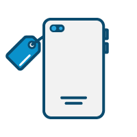 phone with price tag