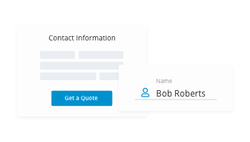 Icon for contact information collection
