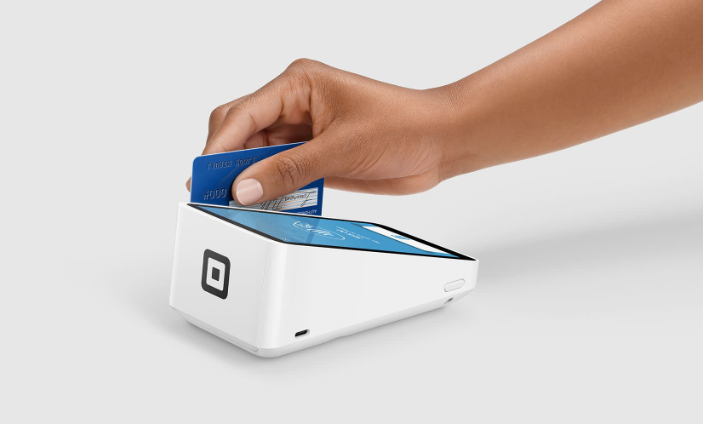 Square Terminal header image Square Terminal with sliding credit card