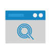 Web browser icon with Q logo